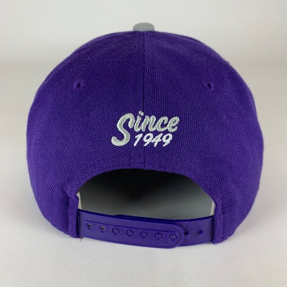 Grand Canyon University GCU Antelopes NCAA Purple Gray Richarson Snapback Hat - Picture 3 of 5